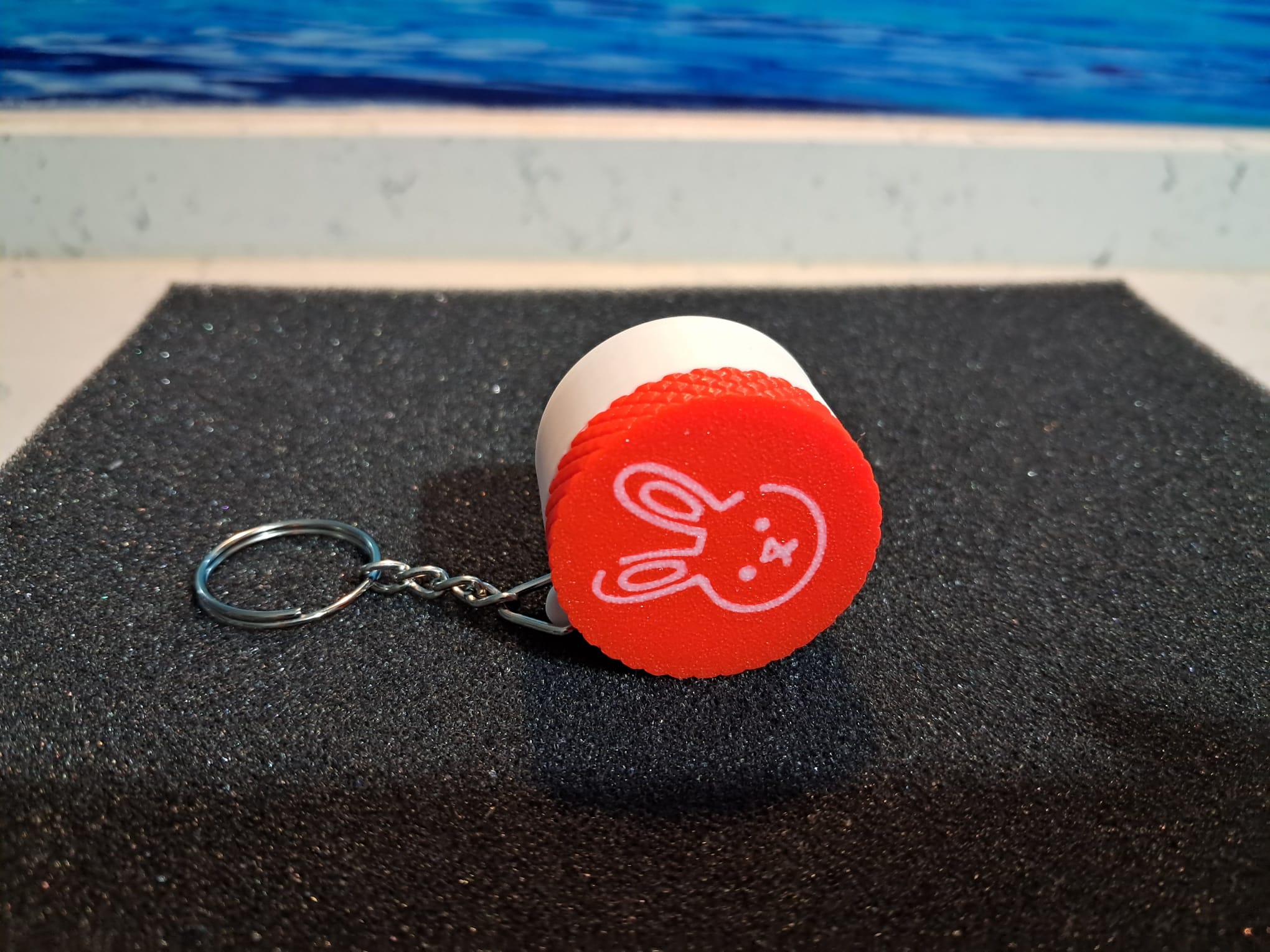 Sevimli tavşan anahtarlık