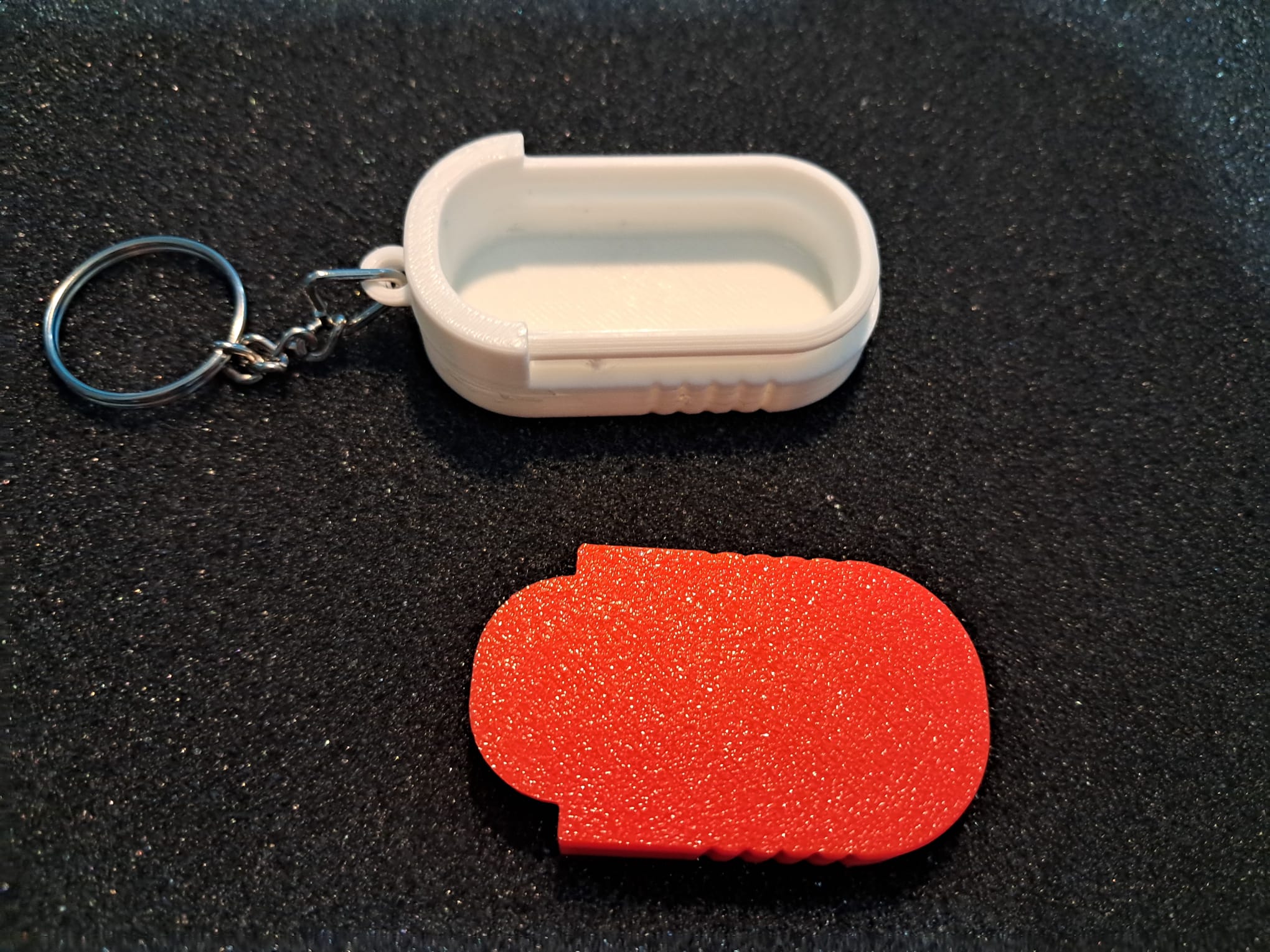 2 bölmeli anahtarlık