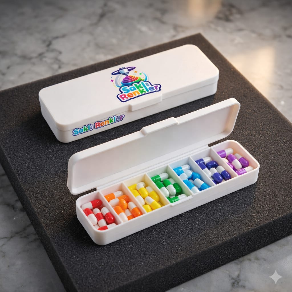 Haftallık 7 bölmeli ilaç kutusu